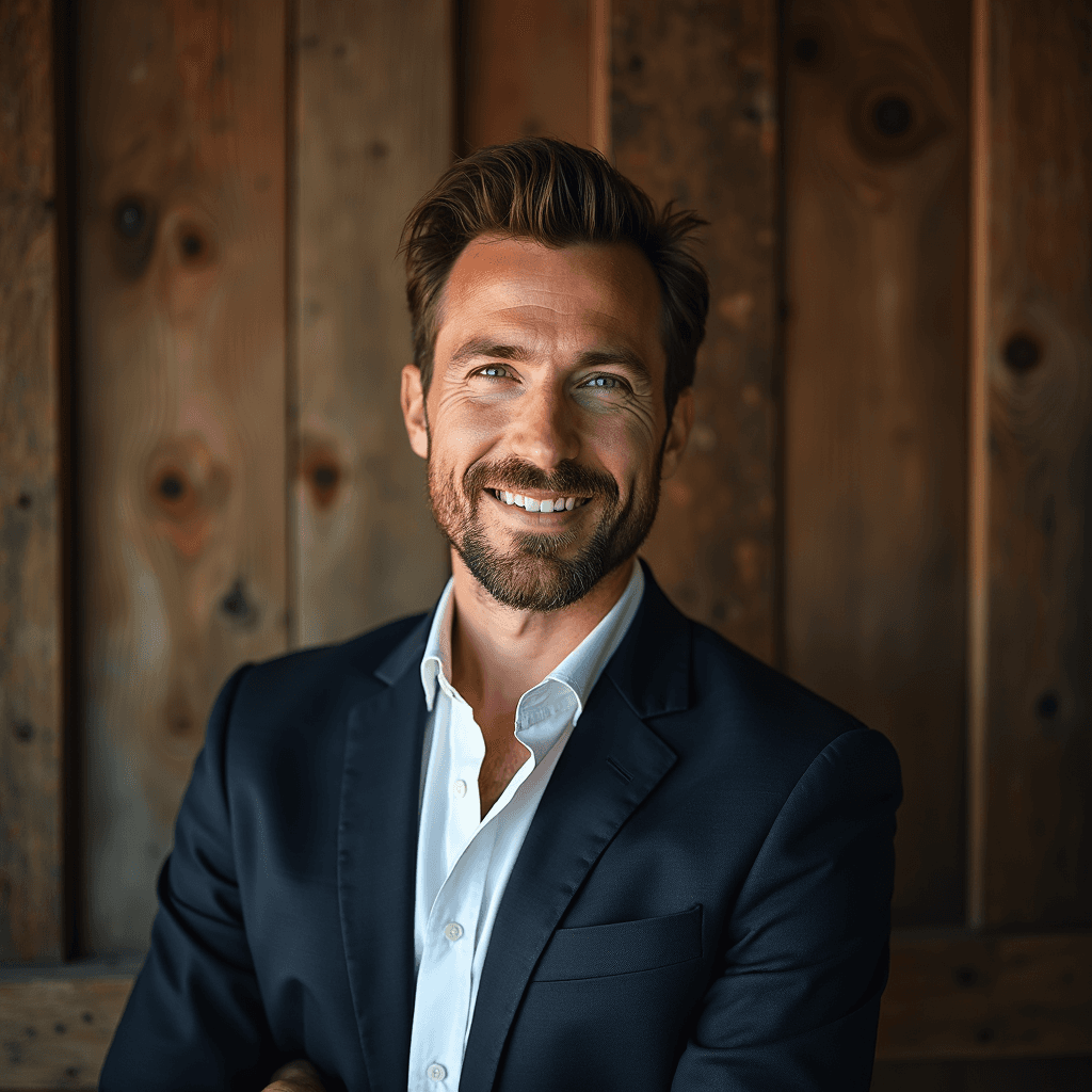 Rustic wood background for organic creative headshots