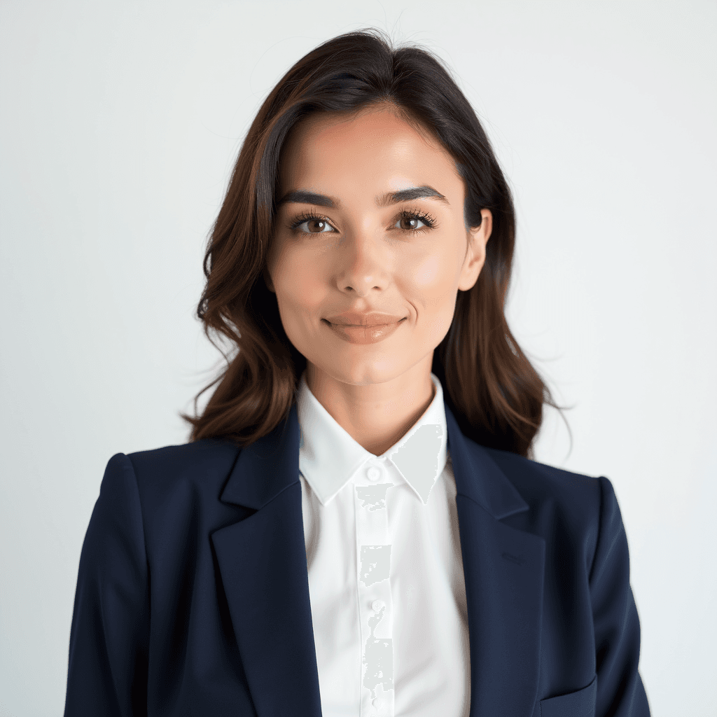 Residency application headshot of a female medical professional